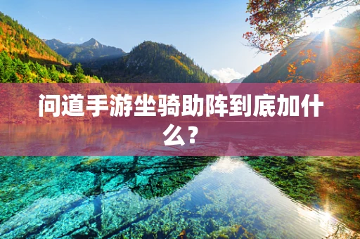 问道手游坐骑助阵到底加什么？
